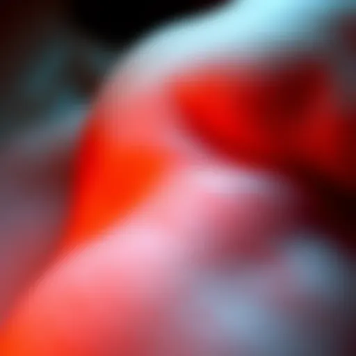 A close-up view of a human armpit showing skin texture and hair, symbolizing attraction.