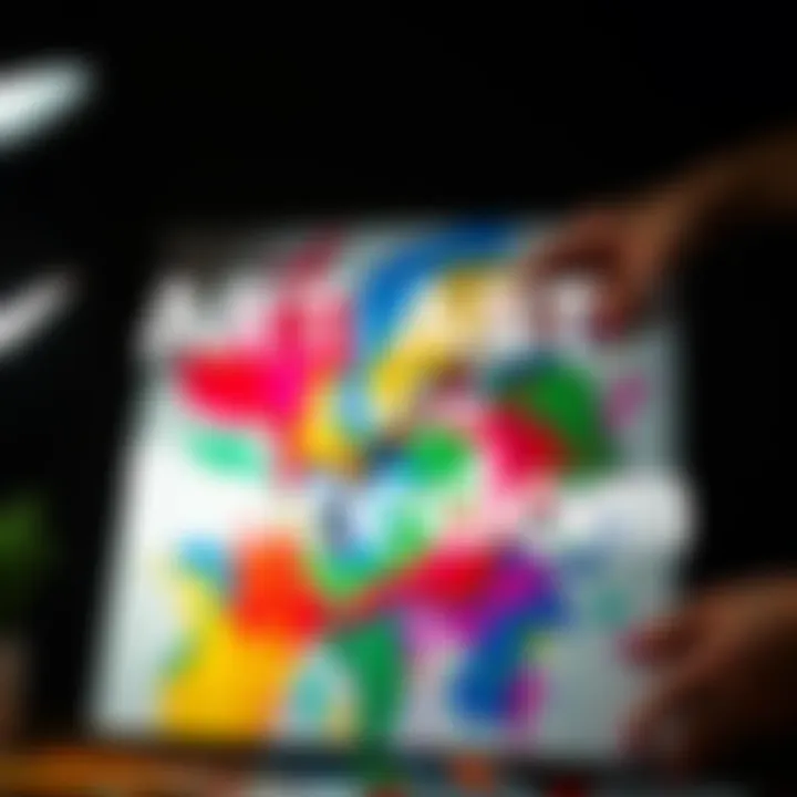 Art Piece Created from Boredom An artist showcases a colorful artwork made during free time, symbolizing creativity sparked by boredom.