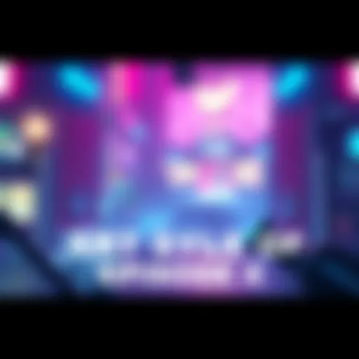An artistic representation showcasing unique visuals from Episode 4, featuring vibrant colors and engaging designs that enhance storytelling.