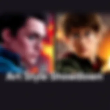 Side-by-side comparison of the visual styles from the 1999 and 2011 adaptations showing distinct character designs and color palettes.