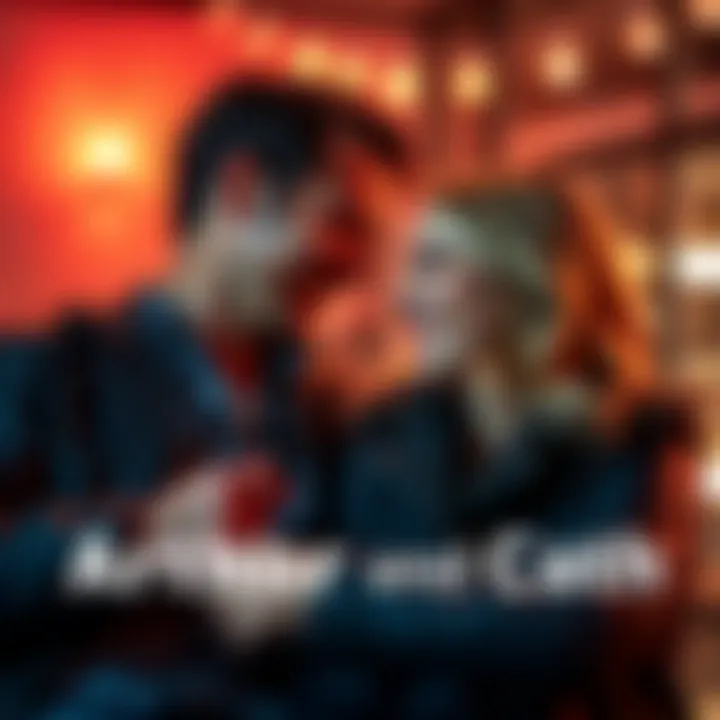 Arthur and Cath smiling at each other, showcasing their chemistry and connection