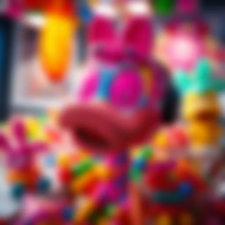 Artistic Display of Sillies by Psyduckz Colorful and playful artworks from the Sillies project by artist Psyduckz, showcasing various creative expressions.