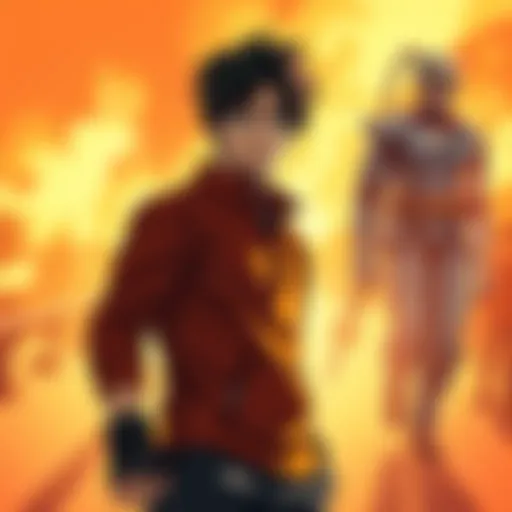 Asa stands in a dynamic pose, showcasing determination and strength, with a vibrant backdrop that signifies a new chapter in the story