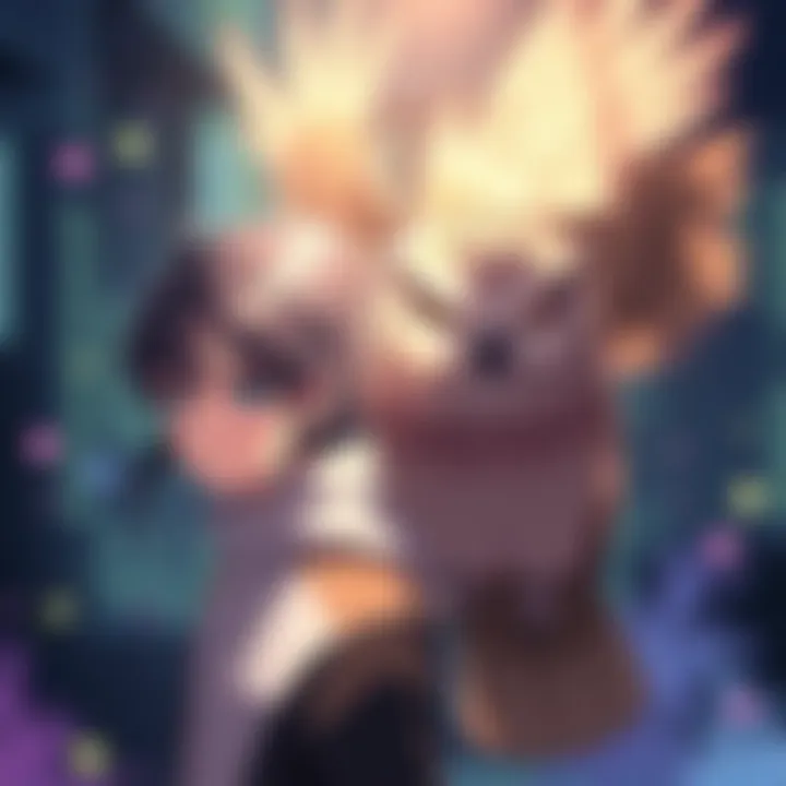 Concept art featuring Asa and Yoru, with Asa depicted as a young character and Yoru shown in owl form, hinting at their potential voice portrayal in the upcoming anime series.