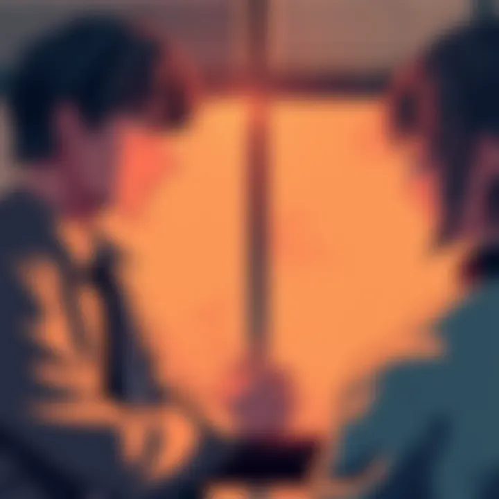 Asa and Yoru in Discussion Asa and Yoru appear in a tense conversation, reflecting the complexity of their relationship amid allegations of manipulation.