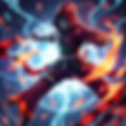 The Asura Path character showcasing its unique design and abilities in a dynamic pose