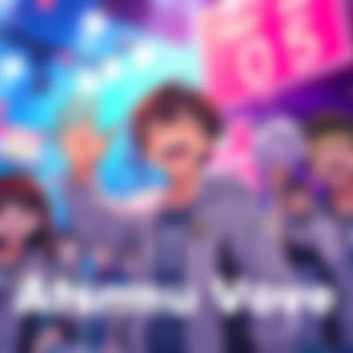 A popular character from Haikyuu, Atsumu, is shown being eliminated from a voting competition as fans react in excitement and surprise.