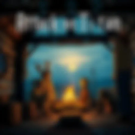 A scene depicting the Cabin Scene from Attack on Titan, featuring characters deep in conversation in a rustic setting