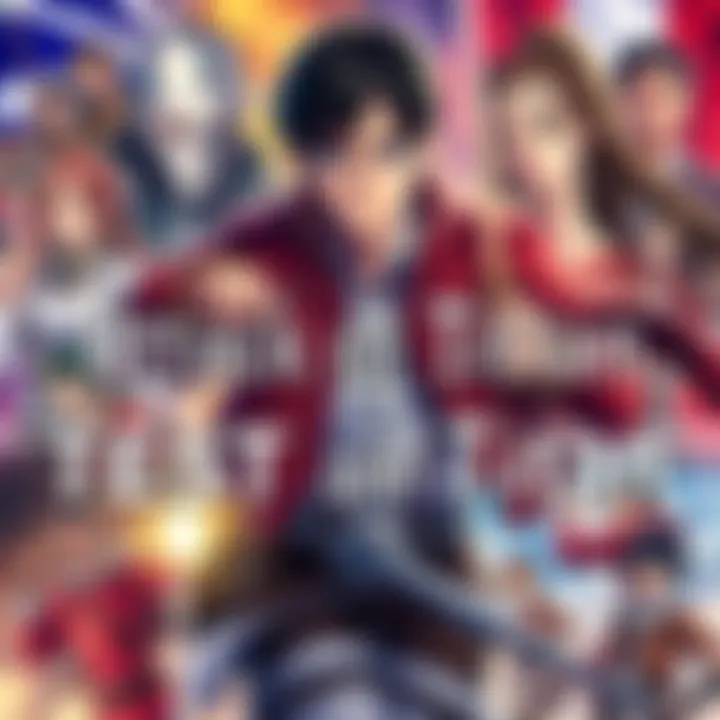 A collage of iconic characters from Attack on Titan, each posing in action or thoughtful moments, inviting viewers to guess their names.