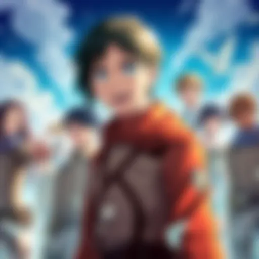 Attack on Titan Anime Characters Characters from Attack on Titan showcasing their unique designs and expressions