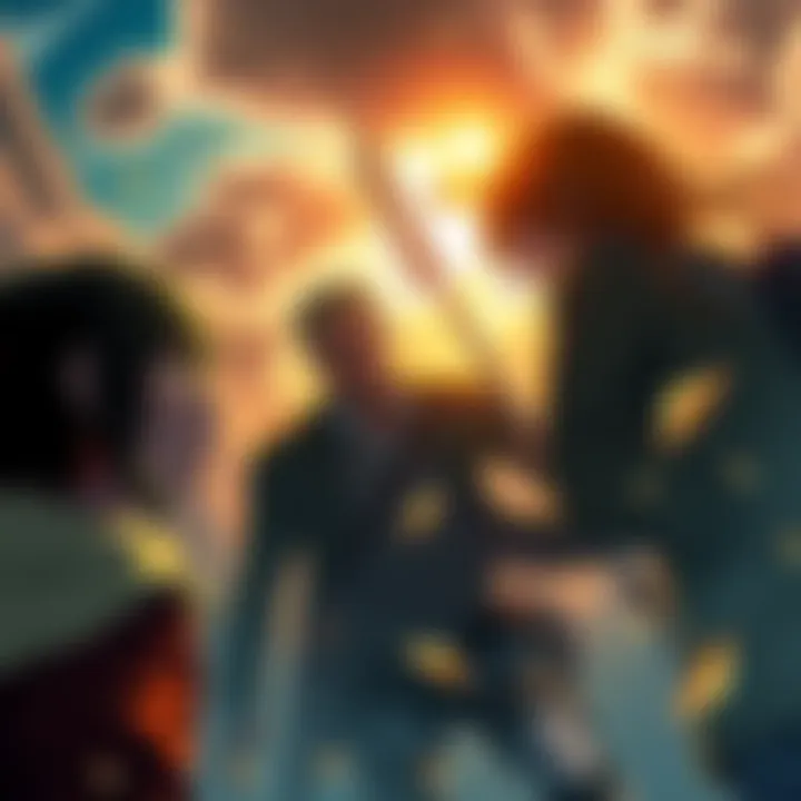 A powerful moment showcasing the determination of characters in Attack on Titan, highlighting their struggles and emotions.