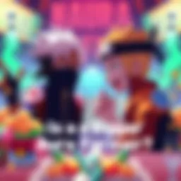 A character is comparing aura farming skills with Boruto in a playful debate setting