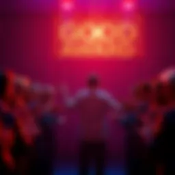 A group of people celebrating and applauding a recipient of a good job award during a ceremony, showcasing enthusiasm and teamwork.