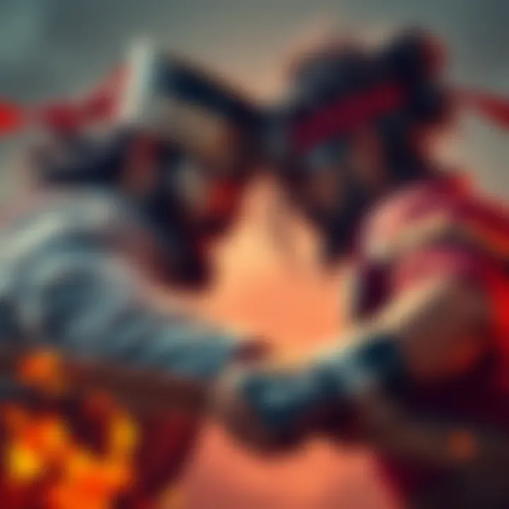 Baji and Hanma face each other in an intense showdown, ready to fight for victory.