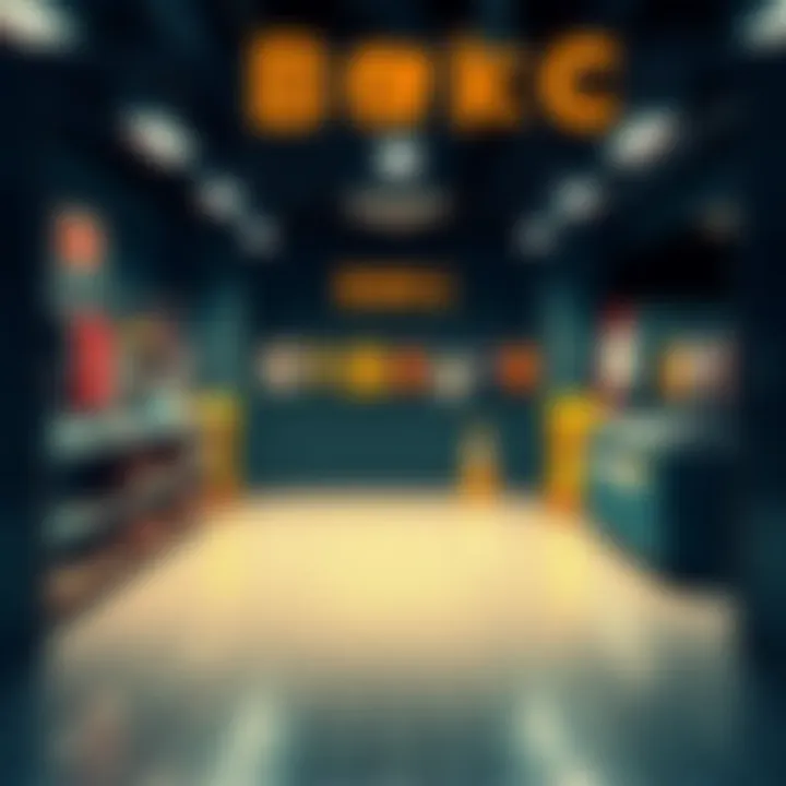 A nearly empty merchandise booth showing a lack of Baki items at the C2E2 convention in Chicago.