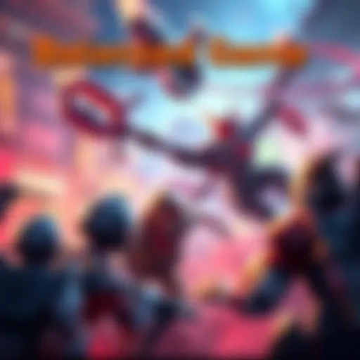 A vibrant scene showing players enjoying balanced gameplay in CB without overpowered characters.