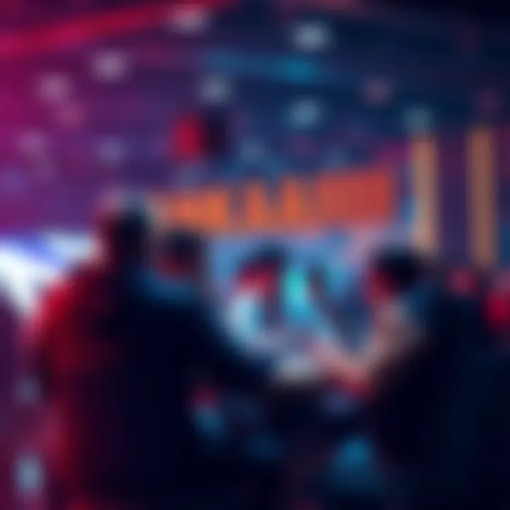 People discussing BANKAAIIIII at a finance meetup, showing engagement and curiosity