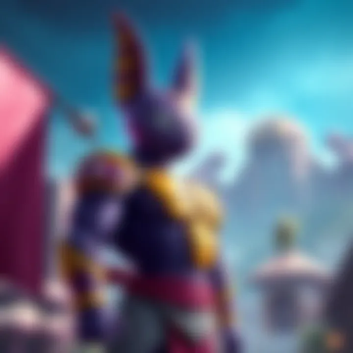 Banner featuring LF Janemba A colorful banner showing LF Janemba character, designed for players to try pulling him from a banner.