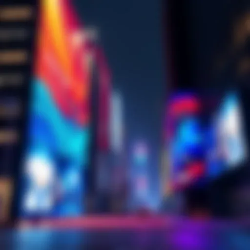 Two creative banner units showcasing unique designs and features that exceed expectations
