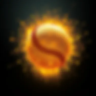 Baseball with a Golden Aura A baseball surrounded by a glowing golden aura, symbolizing the concepts of SPIN, Transmutation, and Emission, with a background that hints at mathematical patterns.