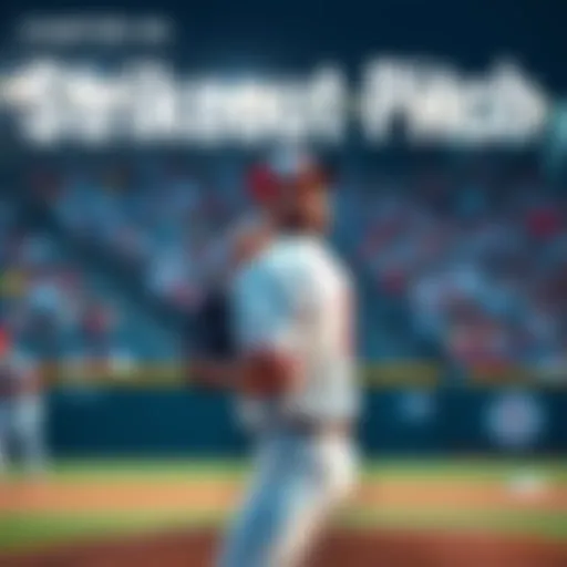 A focused baseball player on the mound, ready to throw a pitch during a tense moment in a game.