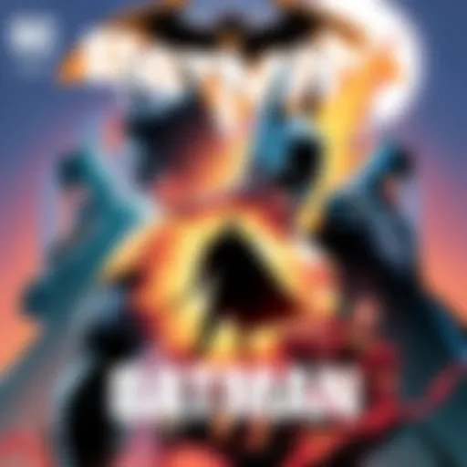 The new Batman #1 cover featuring a blend of elements from Kagurabachi Volume 1, showcasing Batman with distinct artistic styles.