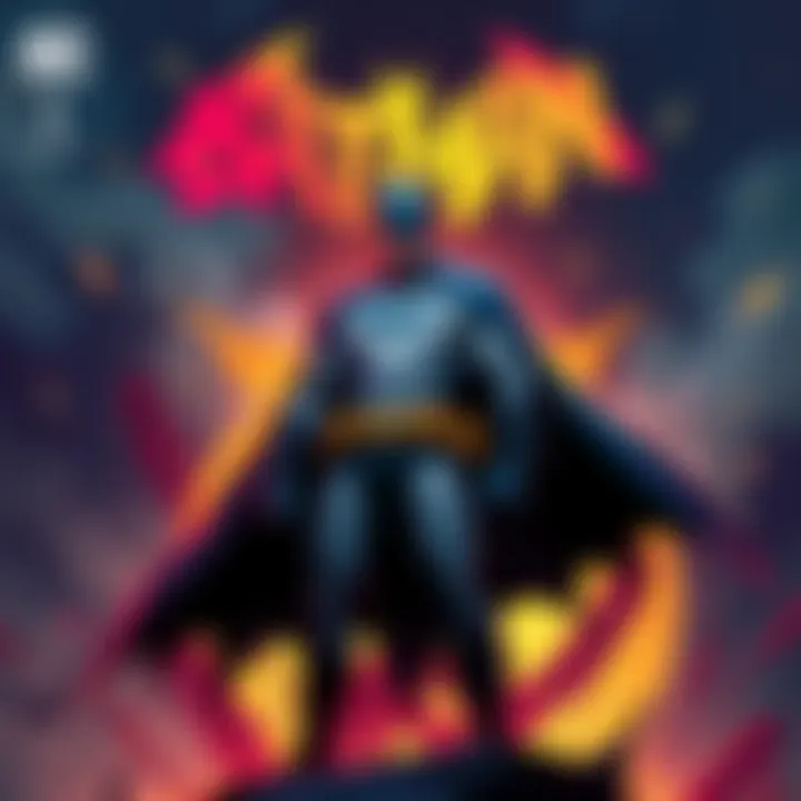 Batman stands in a dynamic pose on the cover, featuring vibrant colors and artistic elements inspired by Kagurabachi's Volume 1 cover design.