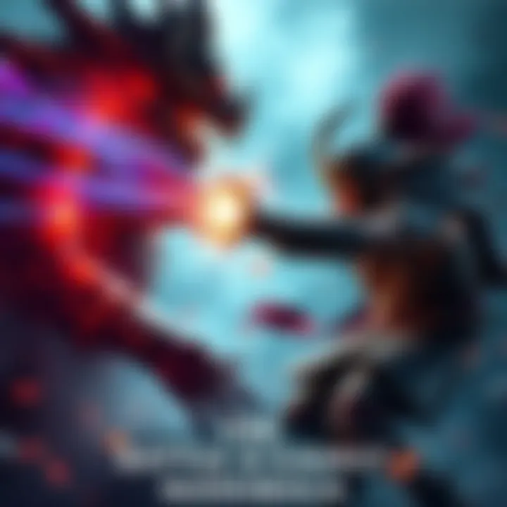 A fierce warrior prepares to strike Mahoraga with a powerful attack, showcasing intense combat energy and determination.