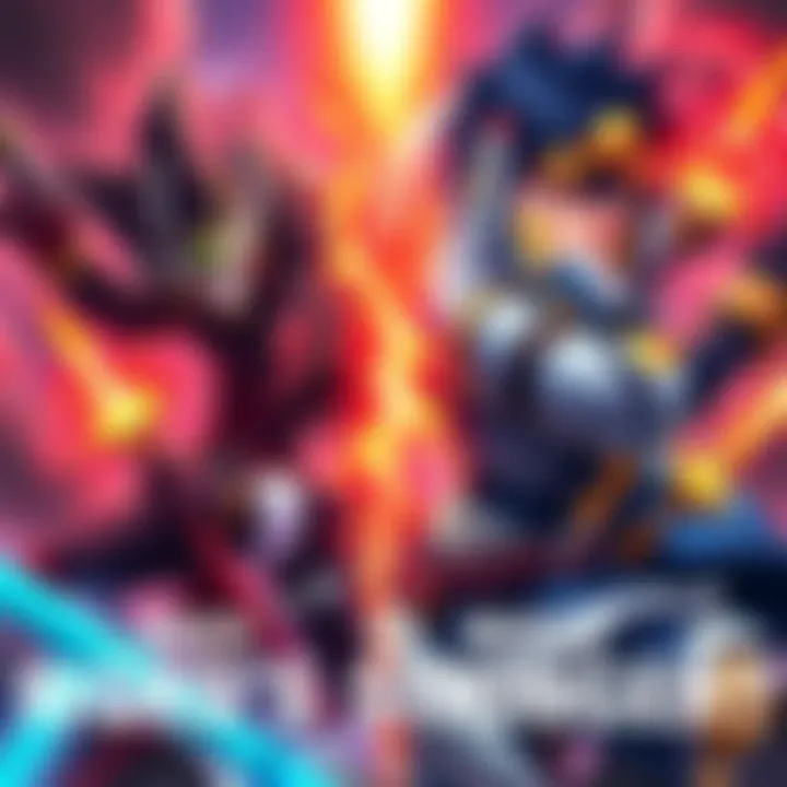 Battle between Prime Roger Commanders and Middle Gen Yonko A dramatic showdown featuring powerful characters from Prime Roger and Middle Generation Yonko, showcasing their unique combat styles and strengths.