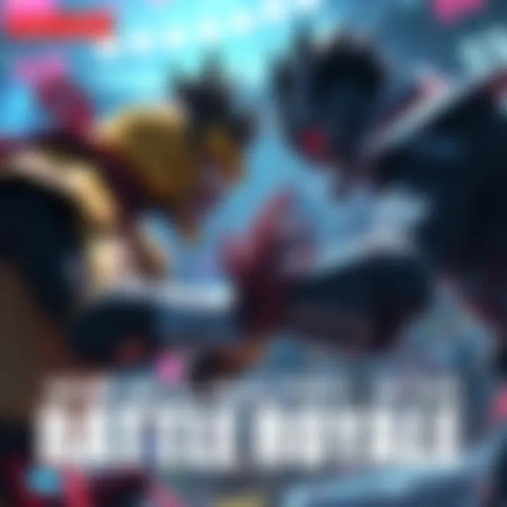 A tense battle scene with Toa Mudo facing off against Cosmo, showcasing the excitement of the competition.