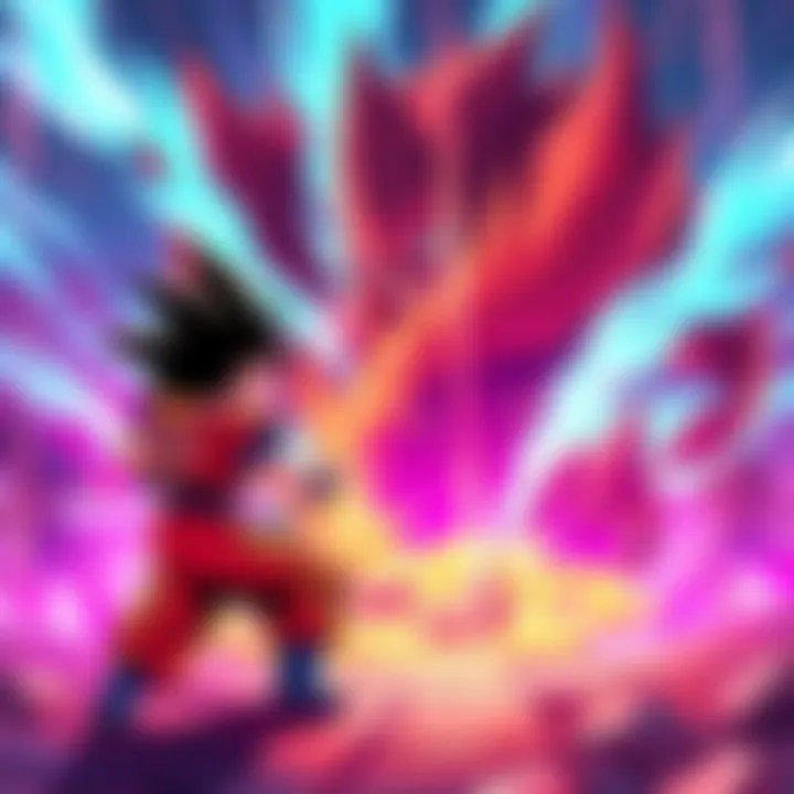 A fierce battle scene showing players facing the Beefy Boss in Stackers Paradise, with powerful UI Goku and charged SSj4s ready for action.
