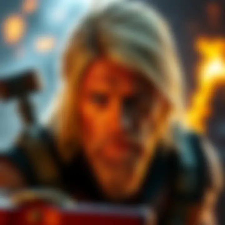 The Beast Titan depicted with blonde hair, showcasing a changed appearance and expression, highlighting the character's new look.