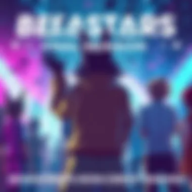 A vibrant scene from BEASTARS featuring characters celebrating with bright colors and emotions, enhanced by SEVENTEEN's music in the background.