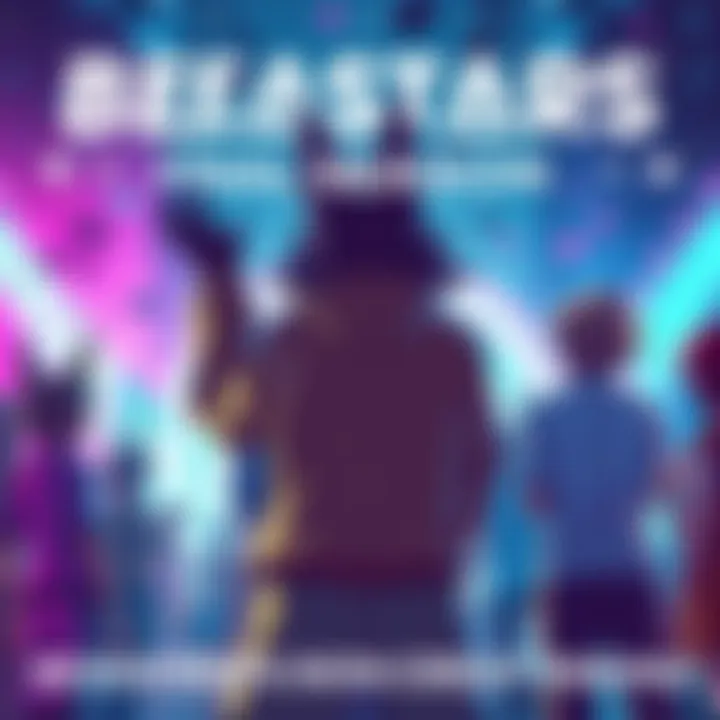 A vibrant scene from BEASTARS featuring characters celebrating with bright colors and emotions, enhanced by SEVENTEEN's music in the background.