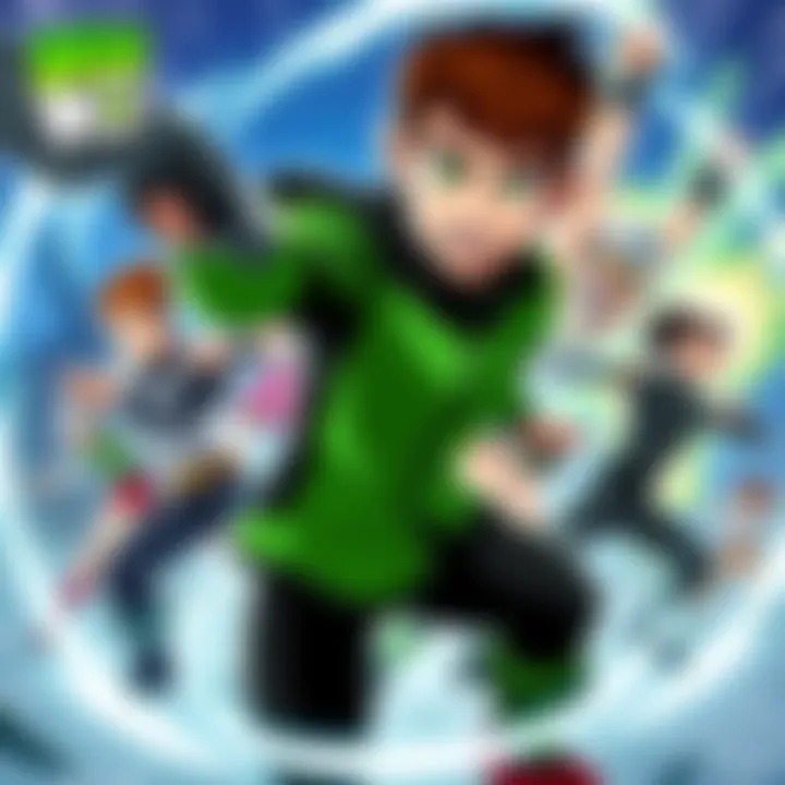 Ben 10 in Anime Gauntlet Ben 10 battles various anime characters in an intense challenge, showcasing his powers and skills