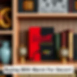 Berserk Deluxe Edition Volume 5 displayed on a bookshelf beside decorative items