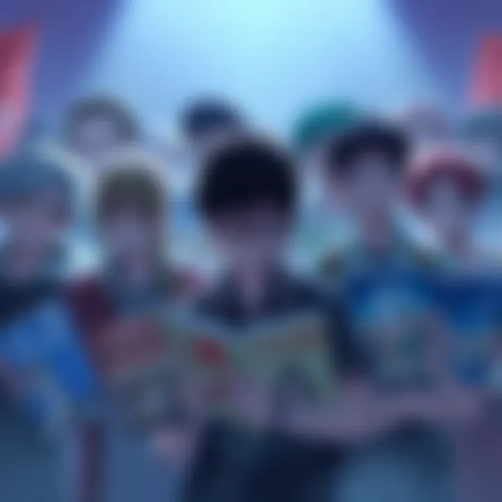 Berserk Manga Ending Concern Fans show concern for the ending of Berserk after the CSM finale, depicting a group gathered around manga volumes with worried expressions.