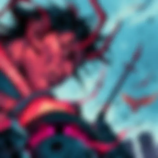 A detailed illustration from the manga Berserk featuring dark fantasy themes and emotional characters.