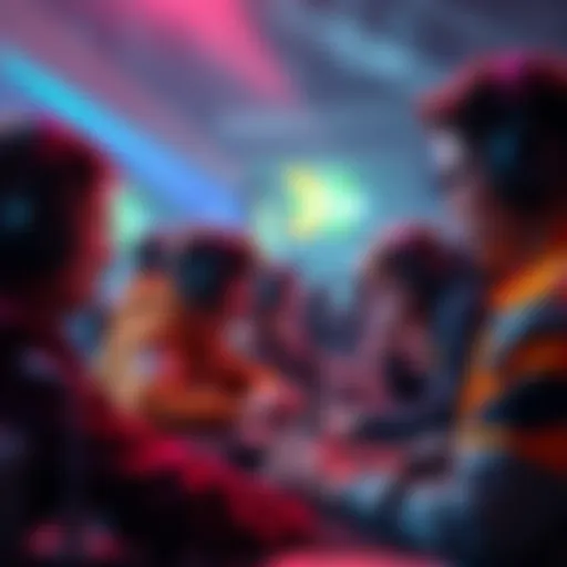 Gamers engaged in competitive play, showcasing top strategies for the 9th anniversary game event.