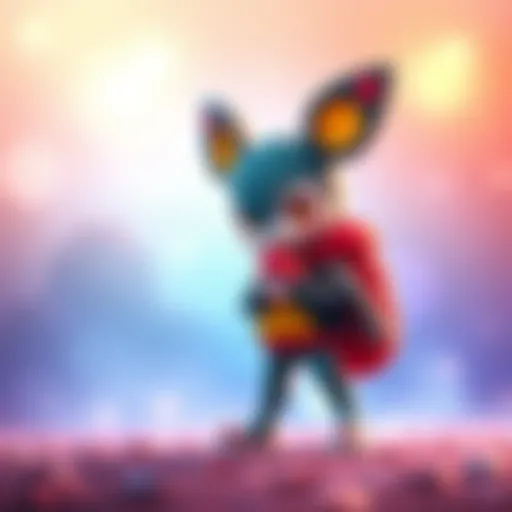 Biboo, a young trainer, stands confidently with a Pokéball in hand, ready to face new adventures on their path to becoming a Pokémon master.