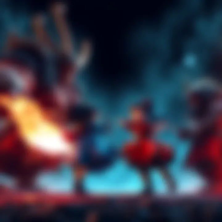 Big Mom and Base Kaido are standing in battle poses, showing their strengths and readiness to fight, highlighting their power dynamics.