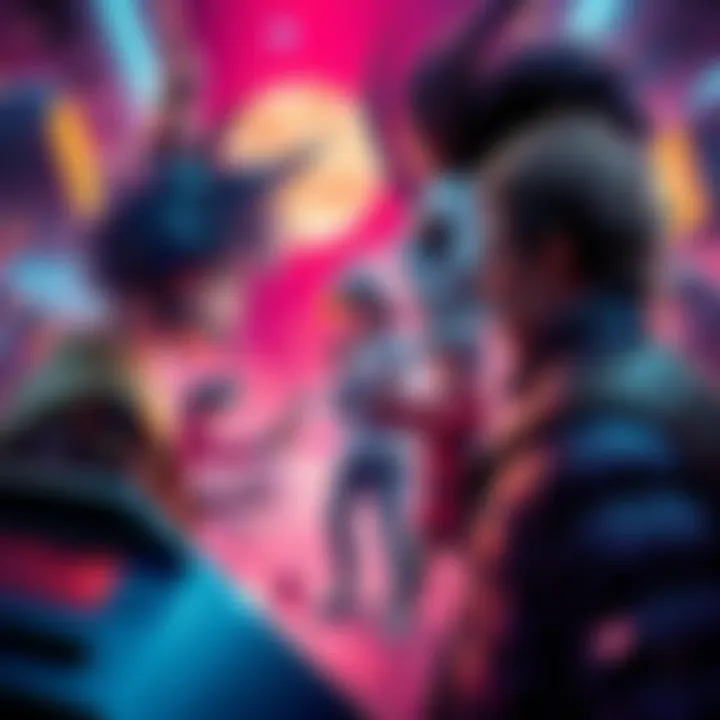 A strange scene in GT showing unusual characters and chaotic design elements that sparked fan reactions.