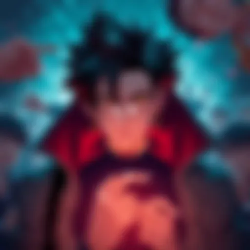 A depiction of the main villain from Black Clover looking disappointed and unremarkable, surrounded by fans expressing their critiques.