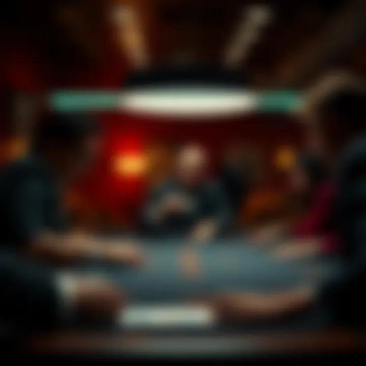 A scene from the 1993 film Black Jack showing a tense gambling moment at a card table.