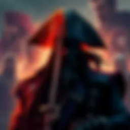 Blackbeard surrounded by images of road poneglyphs, with hints of Kuzan and Van Augur in the background