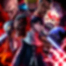 A collage of the main villains from Bleach, showcasing their unique powers and styles, each character displays a mix of intensity and charisma.