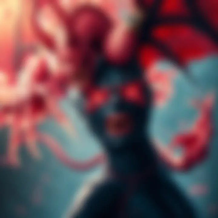 A demon using Blood Demon Arts with visible biokinesis effects, showcasing a blend of biological manipulation and combat skills.