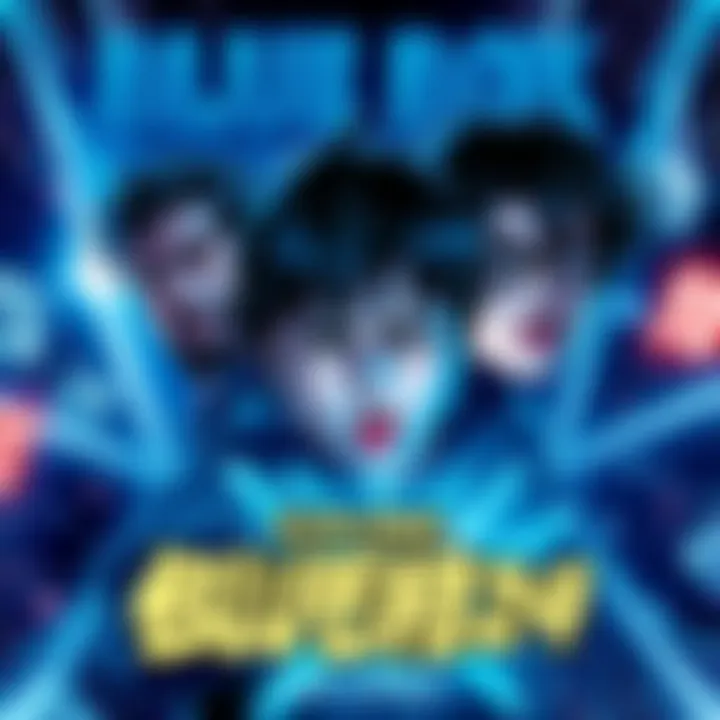 The cover of Blue Box Chapter 234 featuring the main characters in an intense moment, showcasing their expressions of surprise and excitement.