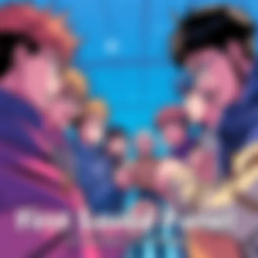 Group of Blue Box fans discussing their favorite saved panels from the manga, showing excitement and nostalgia