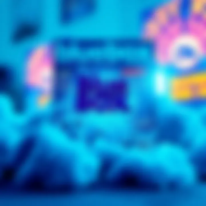 Cover of a magazine featuring Blue Box celebrating its 5th anniversary with vibrant graphics and fan art.